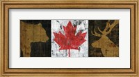 Framed Canada Trio Panel I