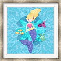 Framed Mermaid Blonde Hair