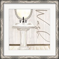 Framed Rustic Bath I Wash