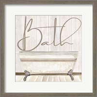 Framed Rustic Bath II Bath