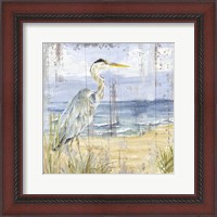 Framed Birds of the Coast Rustic I