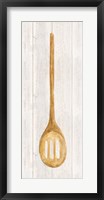 Framed Vintage Kitchen Wooden Spoon