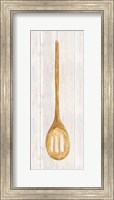 Framed Vintage Kitchen Wooden Spoon