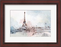 Framed Blushing Paris