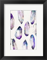 Framed Purple Gemstones II