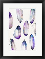 Framed Purple Gemstones II