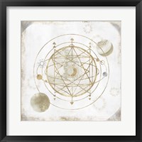 Golden Galaxy II Framed Print