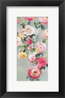 Framed Cascade of Roses III