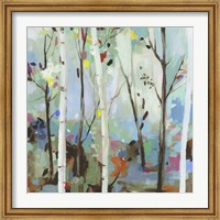 Framed Birchwood Forest