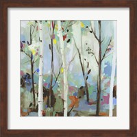 Framed Birchwood Forest