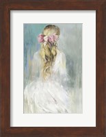 Framed Girl in White Dress