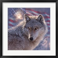 Framed Lone Wolf America