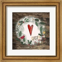 Framed Joy Heart