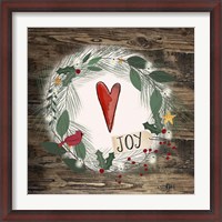 Framed Joy Heart