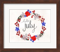Framed Hello July