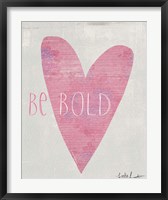 Framed Bold Heart