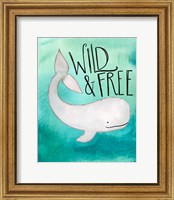 Framed Wild Whale