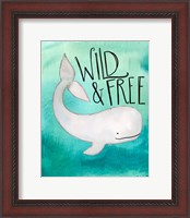 Framed Wild Whale