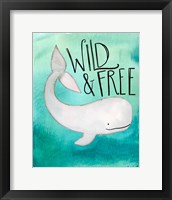 Framed Wild Whale