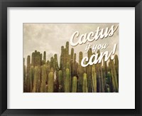 Framed Cactus If You Can