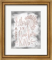 Framed Glory to the Newborn King