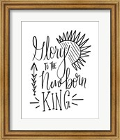 Framed Glory to the Newborn King III