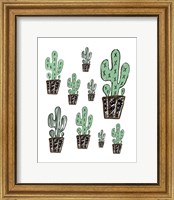 Framed Cactus Collage