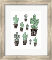 Framed Cactus Collage