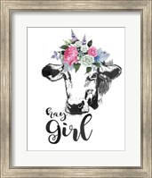 Framed Hay Girl