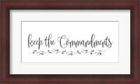Framed Keep the Commandments