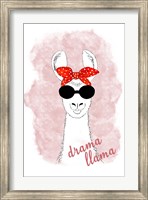 Framed Drama Llama