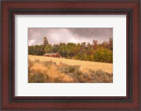 Framed Autumn Barn