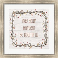 Framed Your Harvest Be Bountiful II