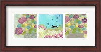 Framed Purple and Yellow Floral I