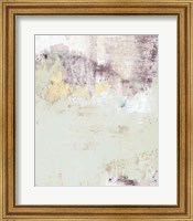 Framed Lavender Floral Abstract