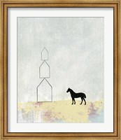 Framed Horse and Home