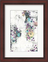 Framed Floral Abstract II