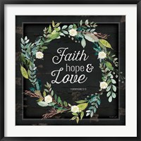 Framed Faith, Hope and Love