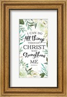 Framed I Can Do All Things Through Christ II