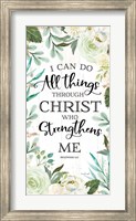 Framed I Can Do All Things Through Christ II