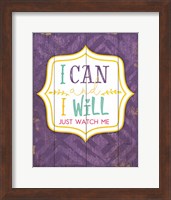 Framed I Can and I Will