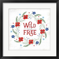 Wild and Free Framed Print