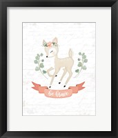 Sweet Little Deer Framed Print