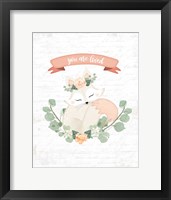Sweet Little Fox Framed Print
