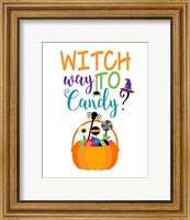 Framed Witch Way to Candy