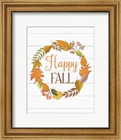 Framed Happy Fall