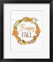 Framed Happy Fall