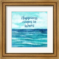 Framed Happiness Comes in Waves