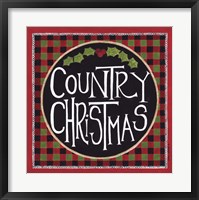 Country Christmas Framed Print
