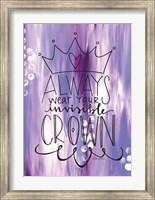 Framed Invisible Crown